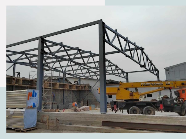 Строительство цехов в Елабуге