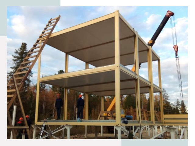 Строительство модульных здания Елабуга