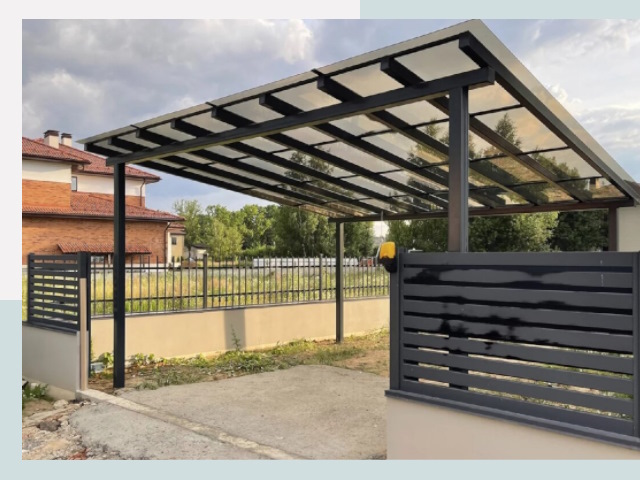 Металлические навесы в Елабуга от 608 руб. за м²