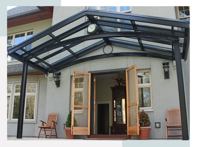 Козырьки металлические в Елабуге