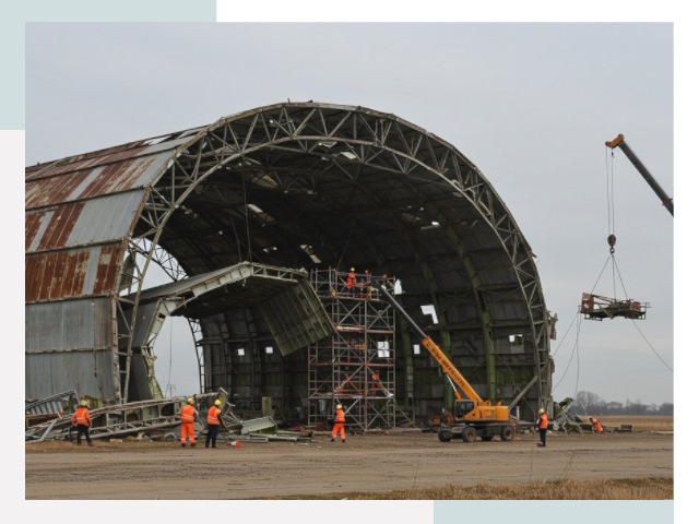 Демонтаж ангаров в Елабуге